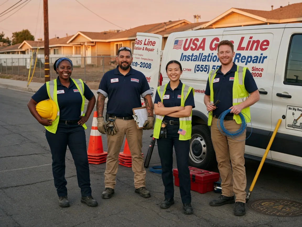Gas Line Installation company in Joy, IL